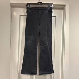 Frame Denim Stretch Black Pull-on Jeans, Size 1